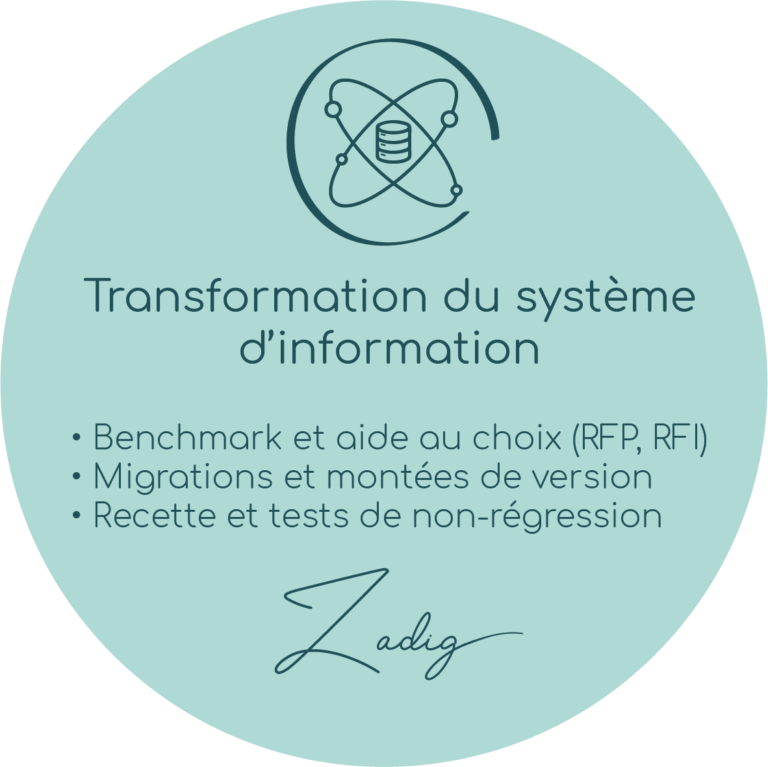 transformation du système d'information - Zadig conseil